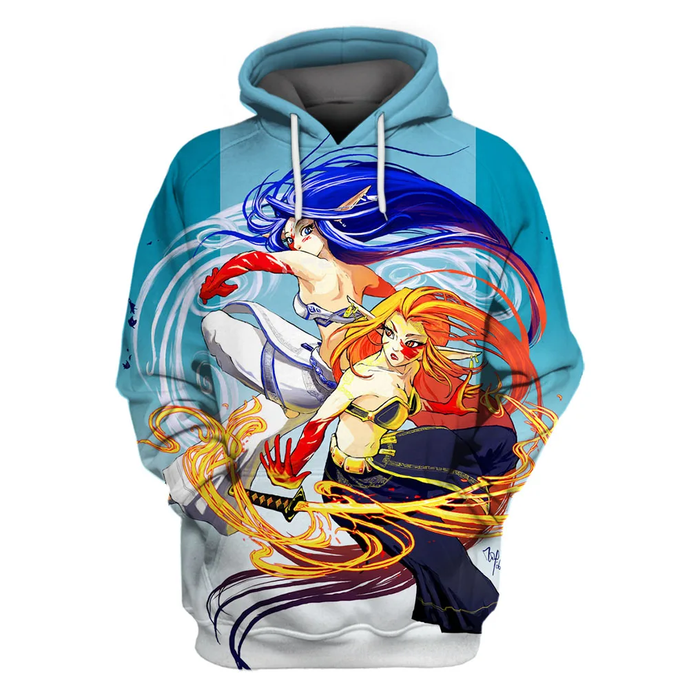 

LIASOSO Newest Game Dofus Hooded Hoodies 3D Print Streetwear Men Cartoon Sweatshirts French Games Anime Pullovers Coats Tops