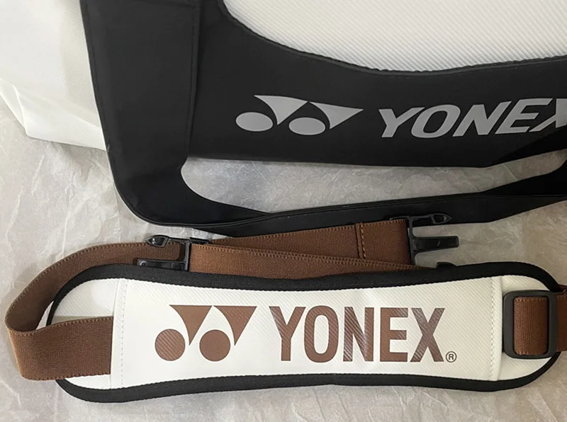 2022 New YONEX Single Shoulder Crossbody Badminton Racket Bag 1 Compartment Simple Design Hold All Sports Accessories Men Women