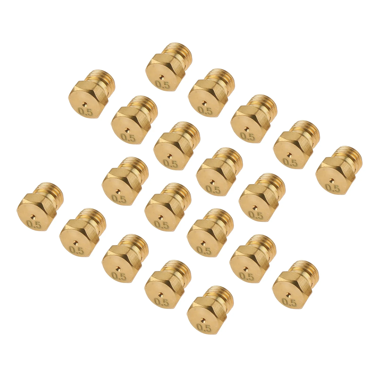 

20 шт. комплект для переоборудования газа LP, латунное струйное сопло M6x0,75 мм/0,5 мм для пропановой сжиженного нефтяного газа, трубы природного газа, водонагревателя, детали горелки «сделай сам»