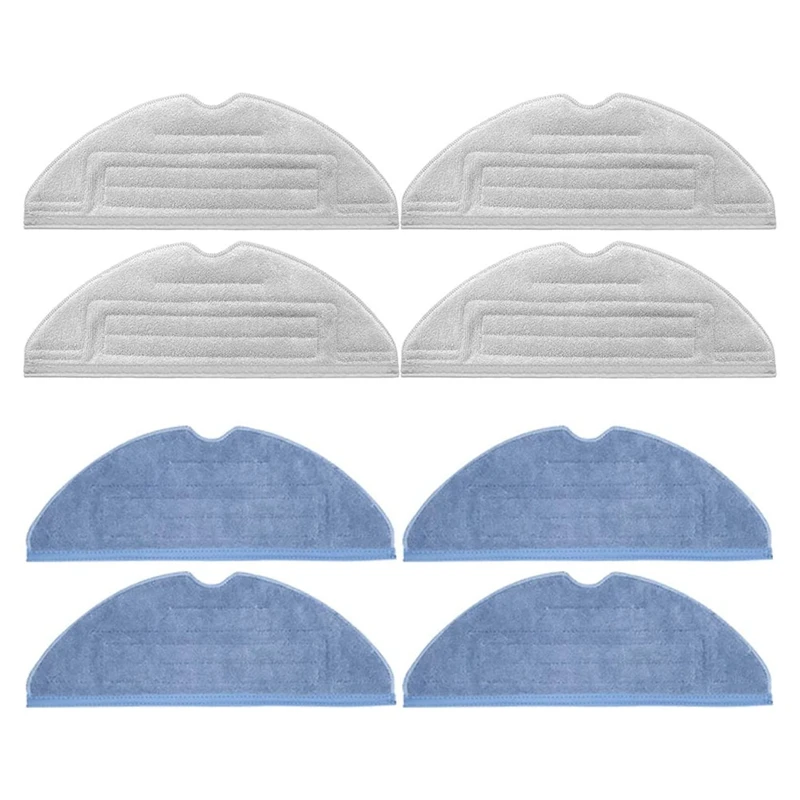 

Mop Cloth For Roborock S7/S7maxv/S7plus Vacuum (4 Silver Ion Mop Pads+4 Mop Cloth)