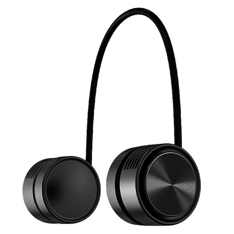 

USB Charging Portable Hanging Neck Fan 3-Speed 360-Degree Adjustable Rechargeable Headphones Suitable For Sports