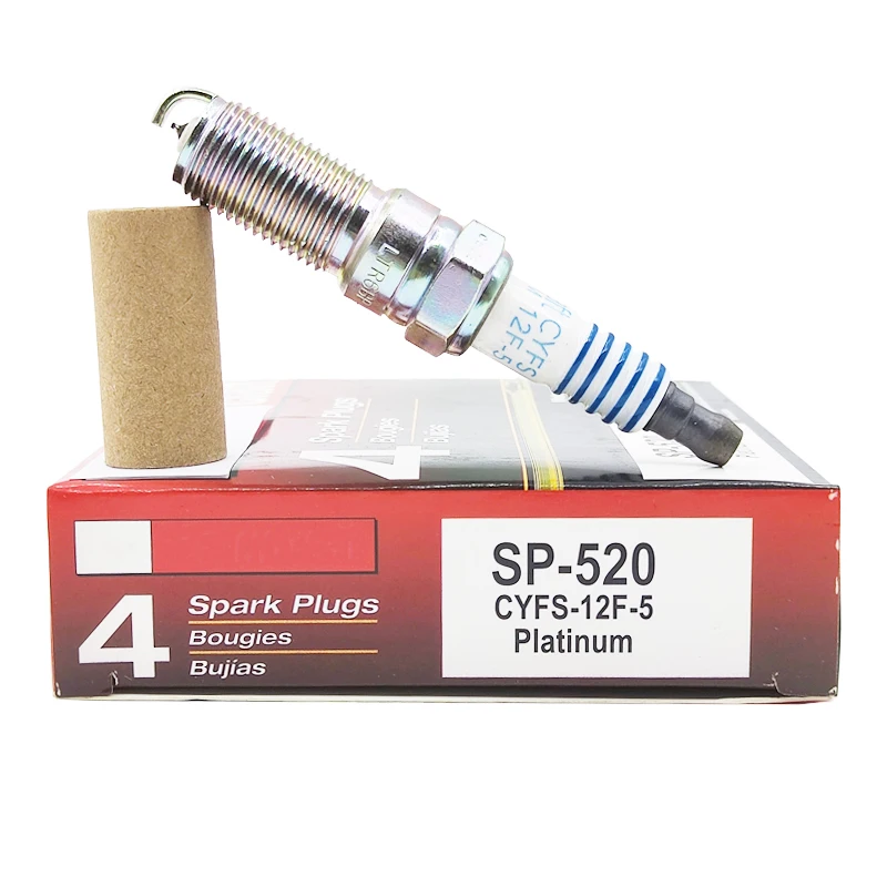 

4pcs SP-520 CYFS12F5 Platinum Spark Plug For Ford Lincoln MKT Edge F-150 Transit SP520 CYFS-12F-5 Ignition Plugs