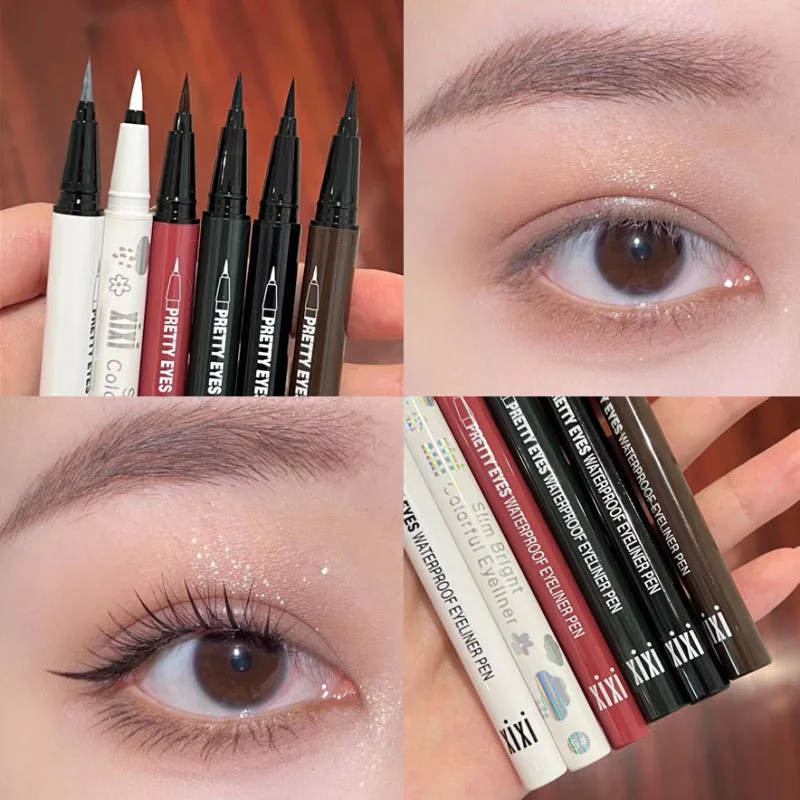 

Black Liquid Eyeliner Waterproof Lasting Quick Dry Eyeliner Non-flowering Natural Color Liquid Eyeliner Pencil Cosmetic Tool