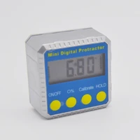 mini precision digital protractor inclinometer level box digital angle finder bevel box with magnet base