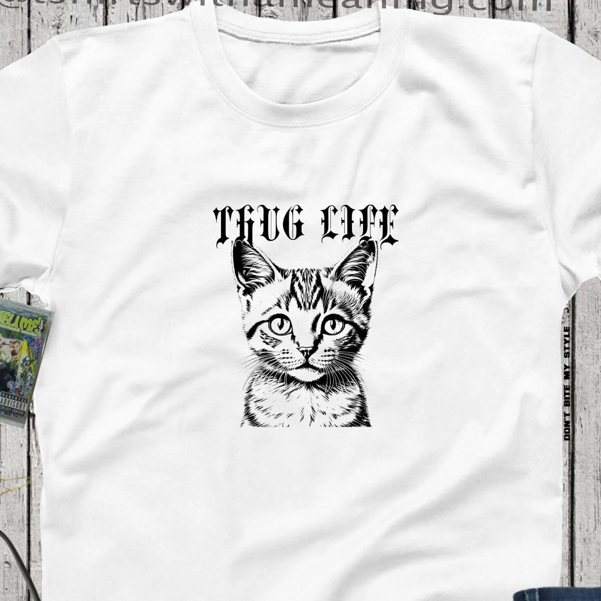 Футболка унисекс с длинными или короткими рукавами для влюбленных кошек