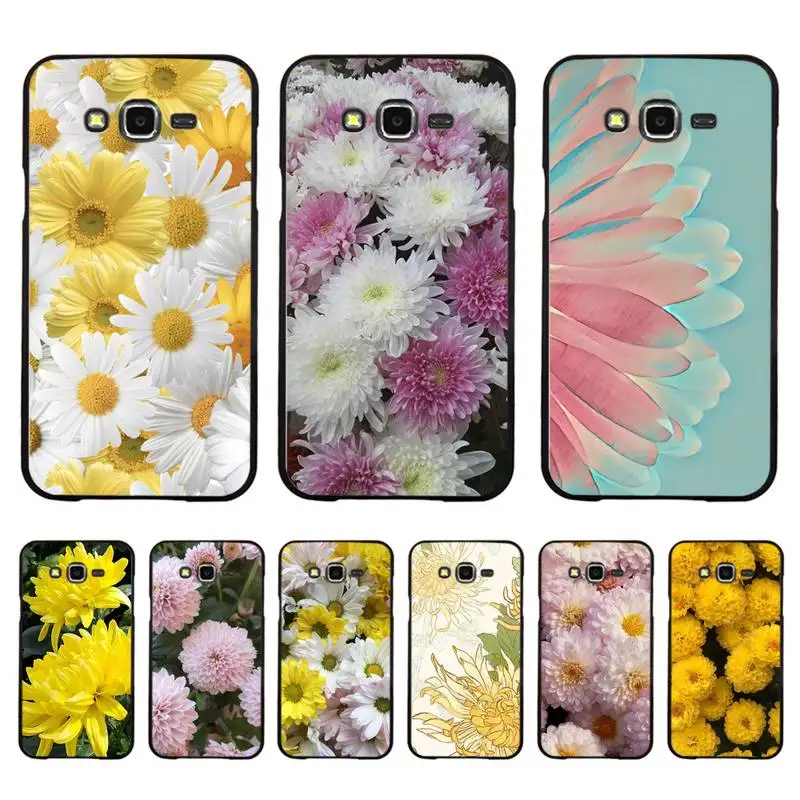 

Chrysanthemum Phone Case for Redmi 8 9 9A for Samsung J5 J6 Note9 for Huawei NOVA3E Mate20lite cover