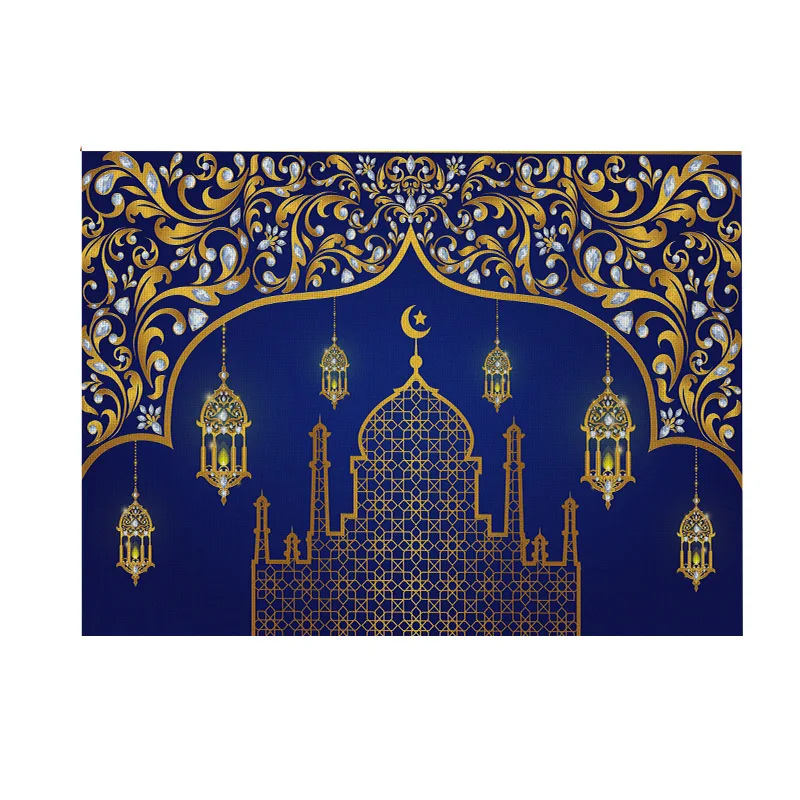 Декоративная тарелка Ид Мубарак 2023 коврик для защиты от пятен флаги стола