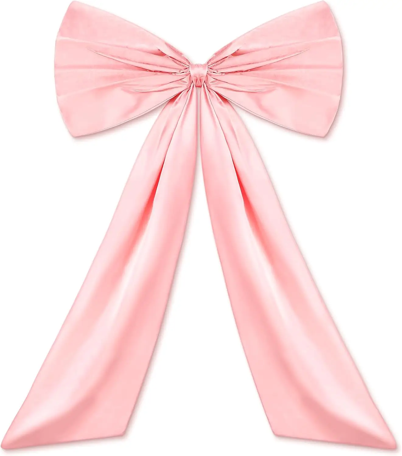 

Розовый большой бант для декора