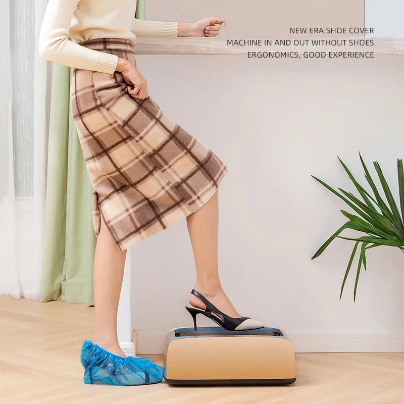 

Автоматическая машина для производства чехлов для обуви для дома и офиса, пошаговая одноразовая машинка для изготовления чехлов для обуви, ...