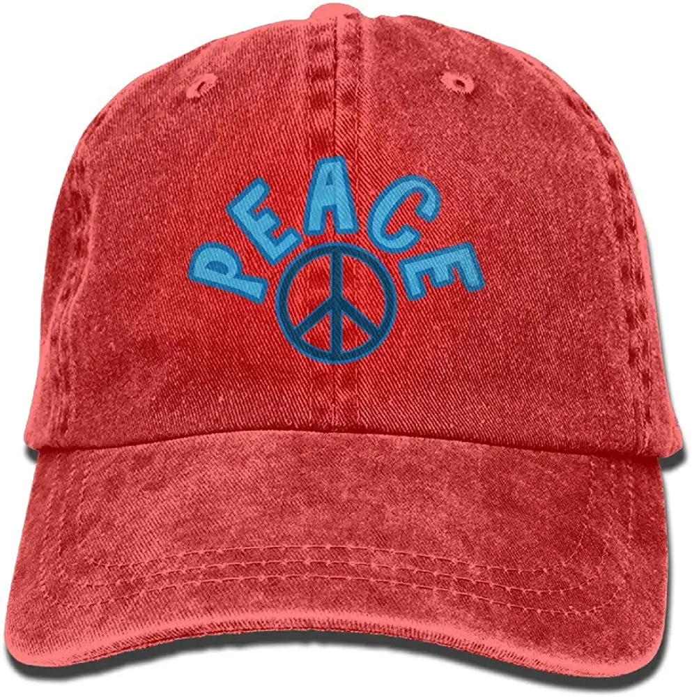 

World Peace Sign Unisex Cowboy Cap Custom for Man and Woman