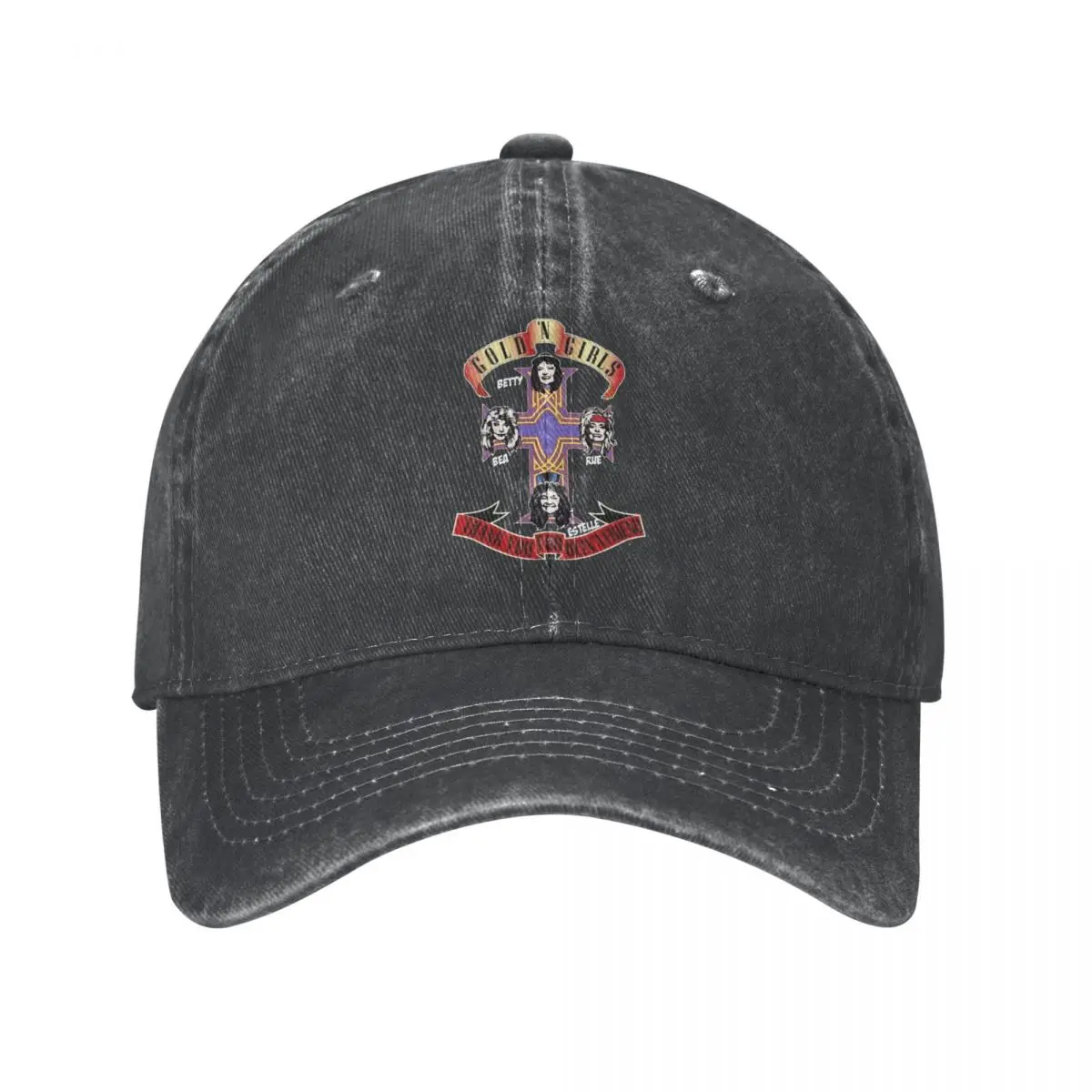 

Guns N Roses Men Women Baseball Cap Rock Band Distressed Washed Hats Cap Vintage Outdoor Running Golf Snapback Hat