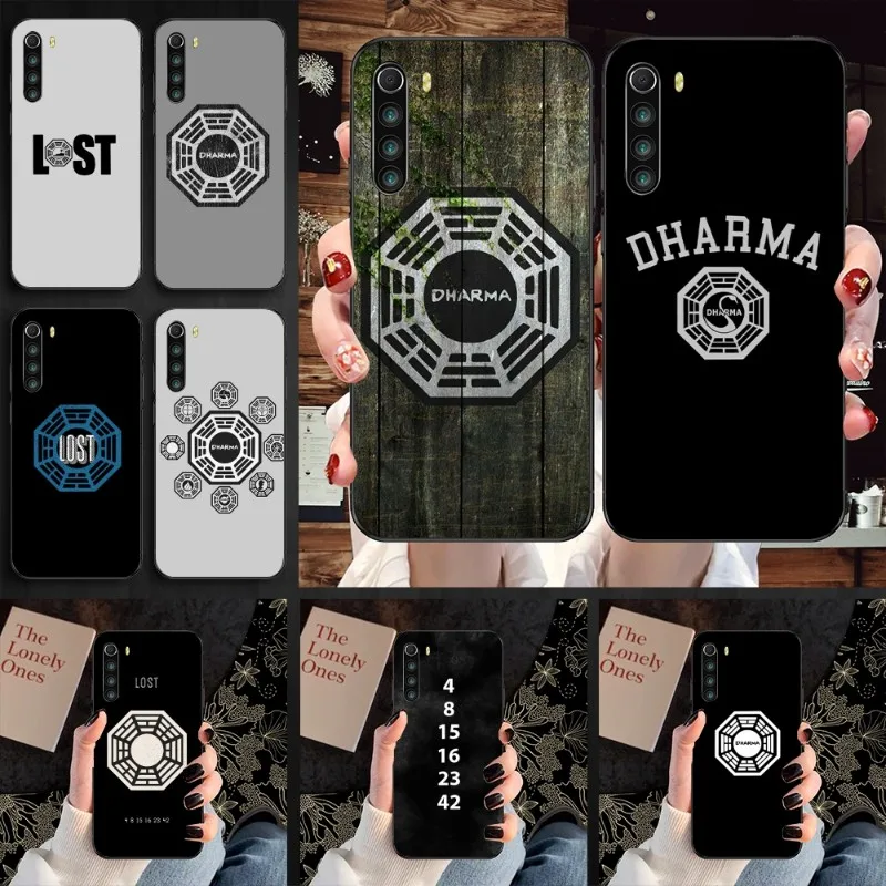 

Чехол для телефона Lost Tv Dharma для Xiaomi Mi 13 12 11T 10T 9T Lite Pro Ultra Note 10 Poco F3 F4 X4 GT, мягкий черный чехол для телефона