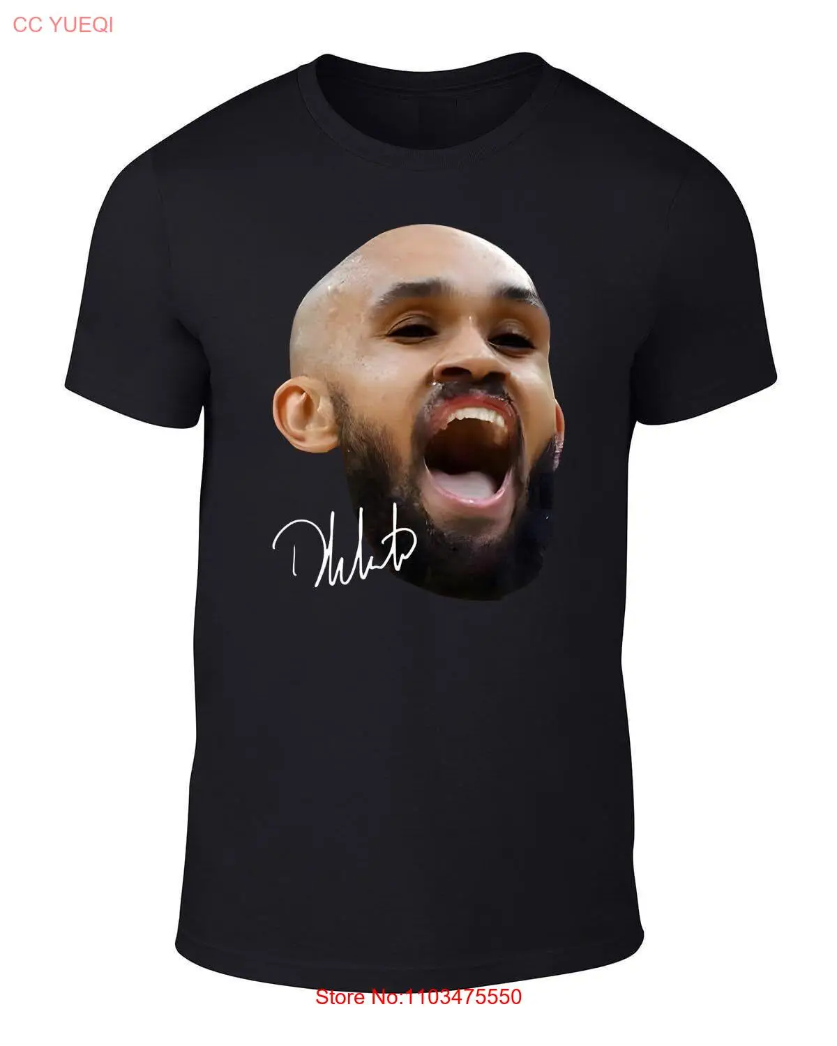 Белая футболка Derrick с большим лицом