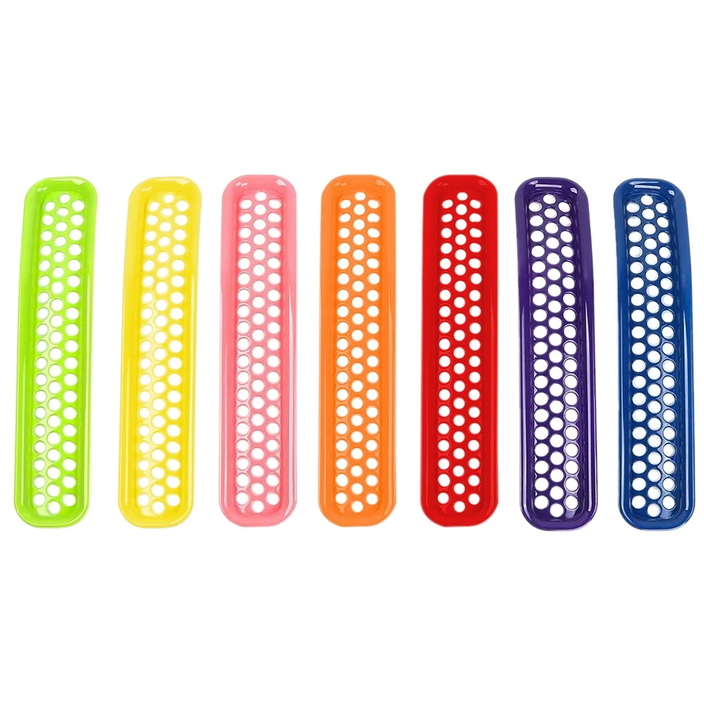

Front Grill Honeycomb Mesh Inserts Clip-in Grille Guard for Jeep Wrangler TJ & Unlimited 1997-2006 Colorful
