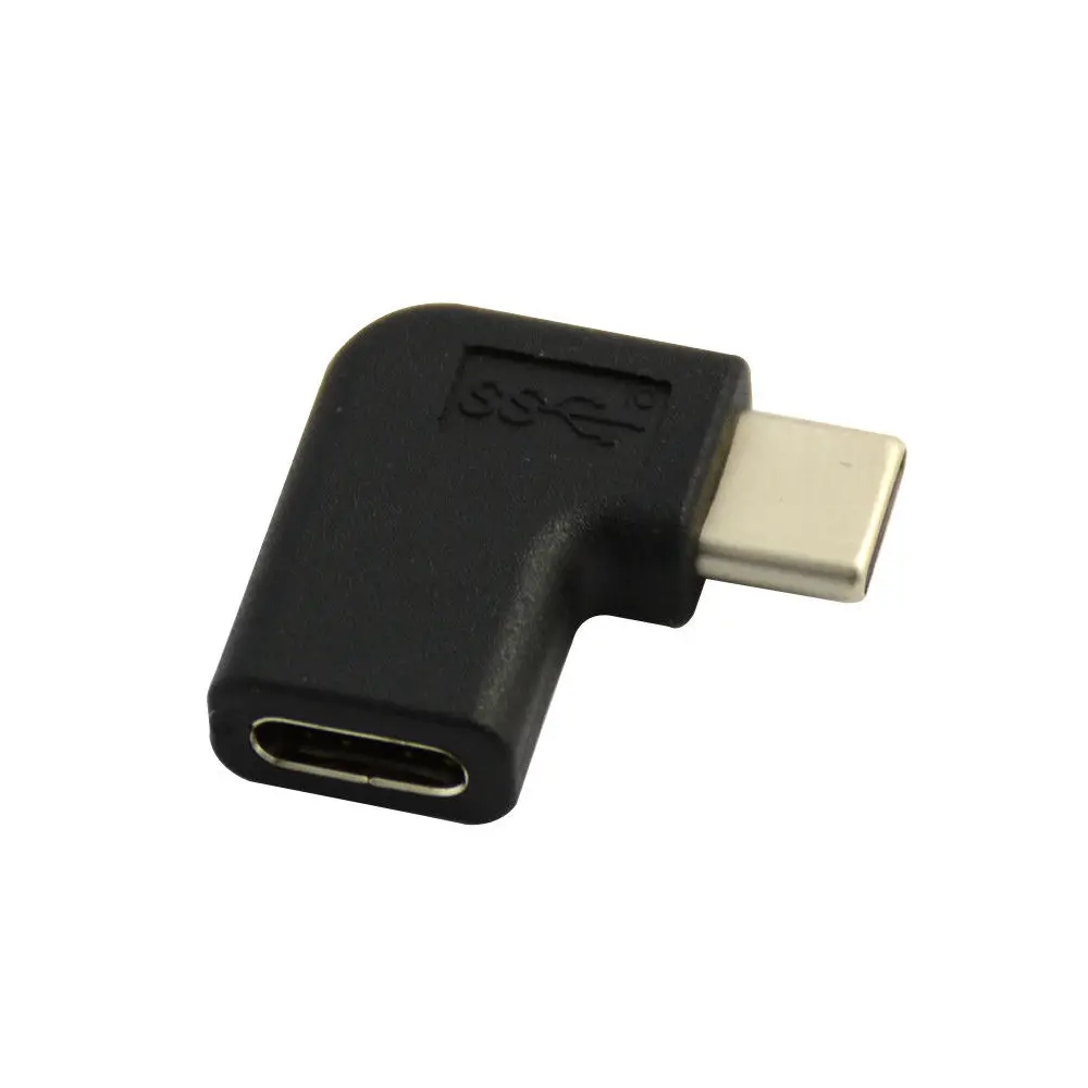 USB 3 1 Тип C гнездовой до 90 градусов угол папа адаптер конвертер Разъем USB-C адаптеры