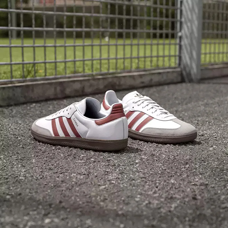 Фото Оригинальные классические спортивные кроссовки Adidas SAMBA OG для мужчин и женщин, белые кроссовки, тренировочные кроссовки, JH8798 №5
