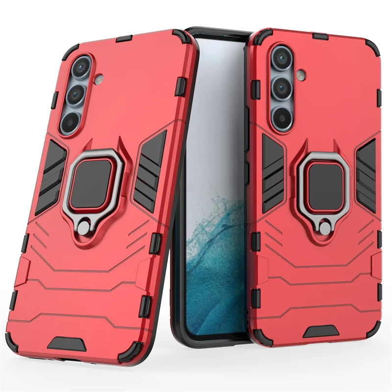 For Samsung Galaxy A54 Case For Samsung A54 Capas Armor Magnetic Suction Stand Full Edge Back Cover For Samsung A54 A53 A52 A51