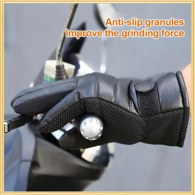 

Windproof Gloves Protection Efficient Winter Riding Gear Heavy Duty Winter Gloves Popular Motorbike Gloves Portable Reliable