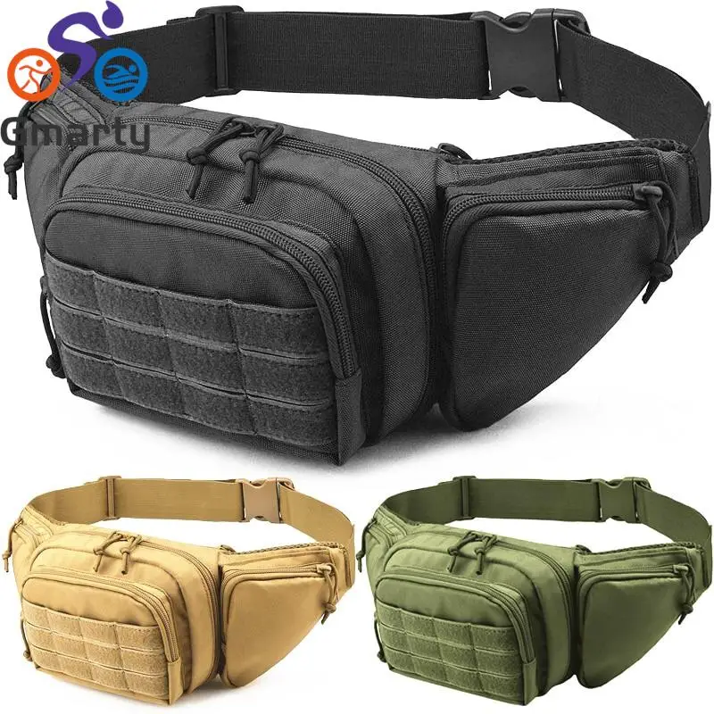 

Tactical Waist Pack Nylon Bodypack Hiking Phone Pouch Outdoor Sports Army Military Hunting Climbing Camping Belt Cs Airsoft Bags