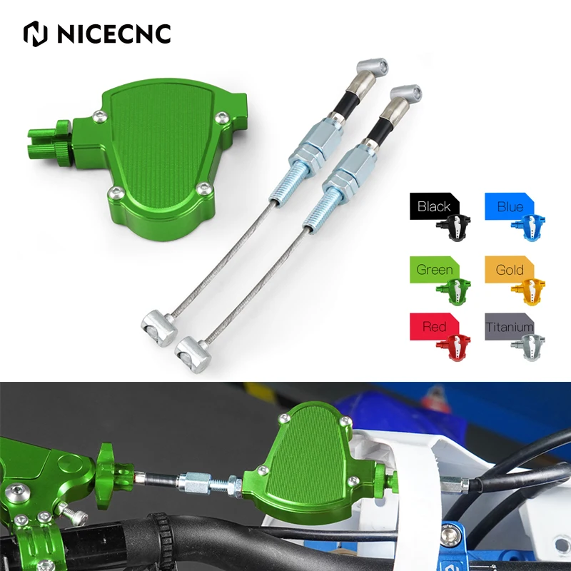 CNC трюковая муфта легкая кабельная система для Kawasaki KX 65/80/85/100/125/250/500 KX250F KX450F KLX450R Z800