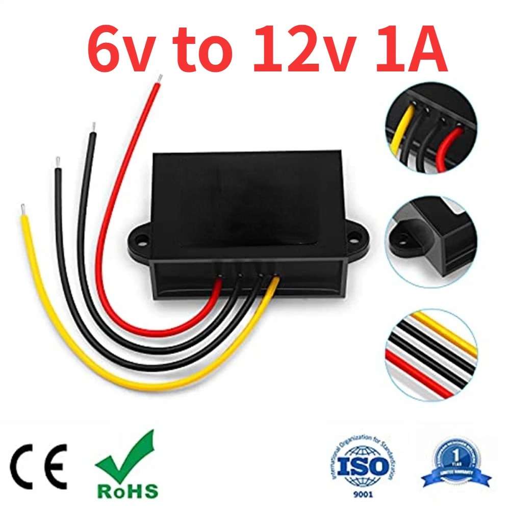 

6v to 12v 1A DC-DC Converter 6v to 12v Boost Converter Step up Converter