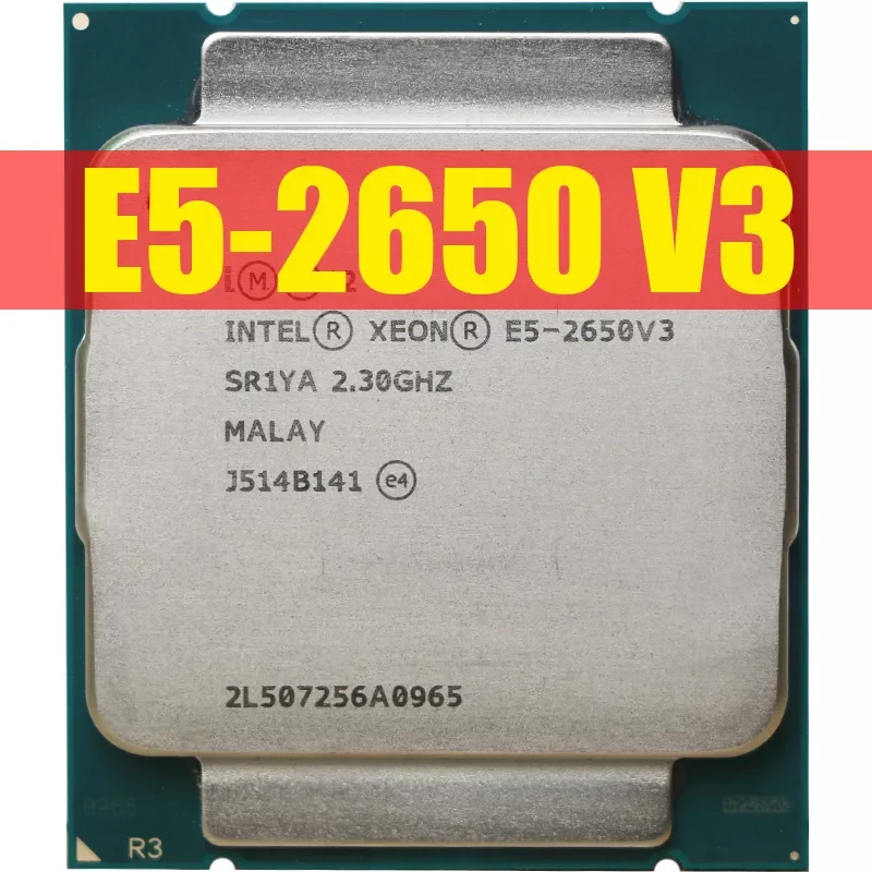 

Intel Xeon E5 2650 V3 Processor SR1YA 2.3Ghz 10 Core 105W Socket LGA 2011-3 CPU E5 2650V3 CPU