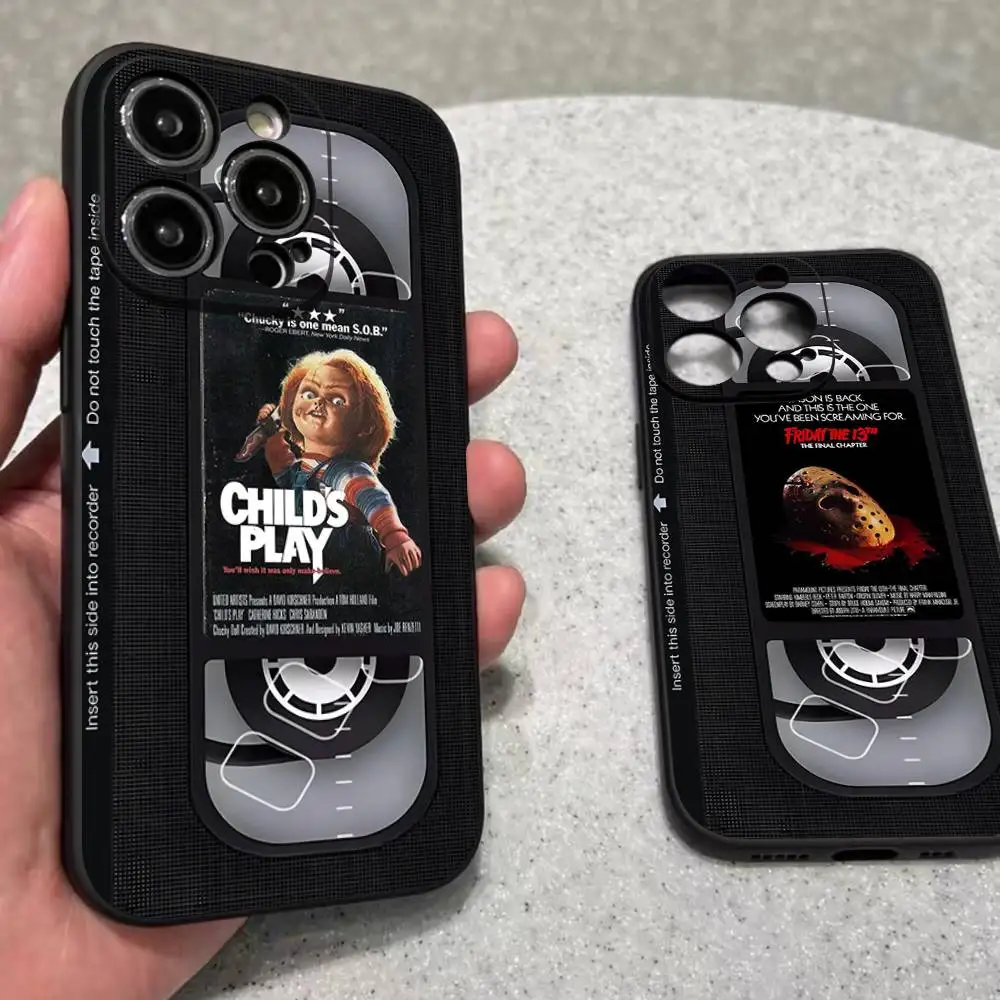 Фото Чехол для телефона с изображением фильма ужасов для iPhone 17, 16, 15, 14, 13, 12, Mini 11 Pro Max, мягкий силиконовый чехол №1