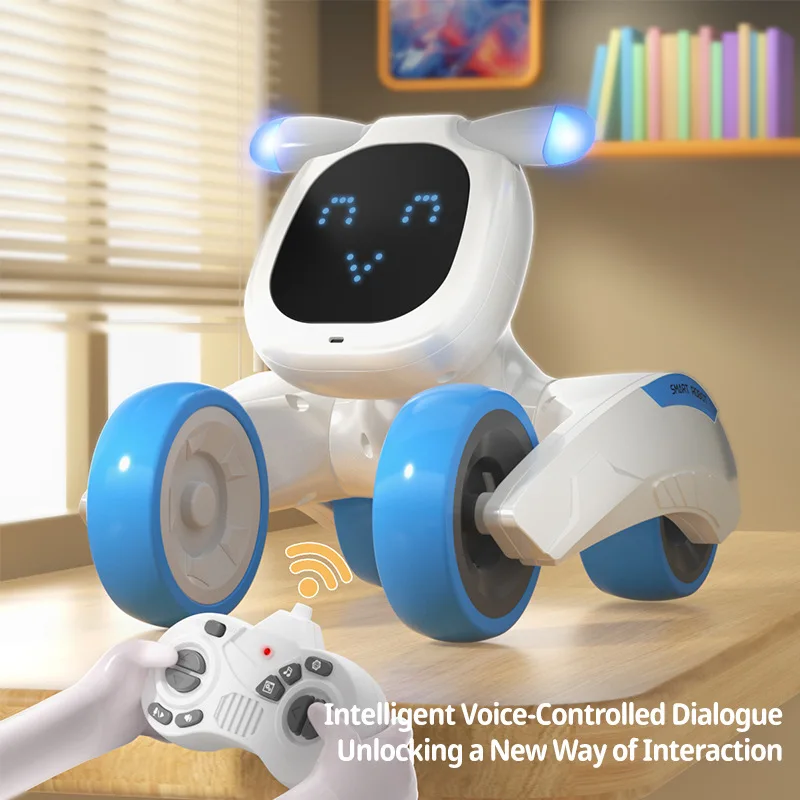 1-3-5-7-10 lat Rc Robot Pies Szczeniak Wczesna edukacja Inteligentne zwierzęta Zabawki dla dzieci niemowląt Zabawka do tańca Roboty zdalnie