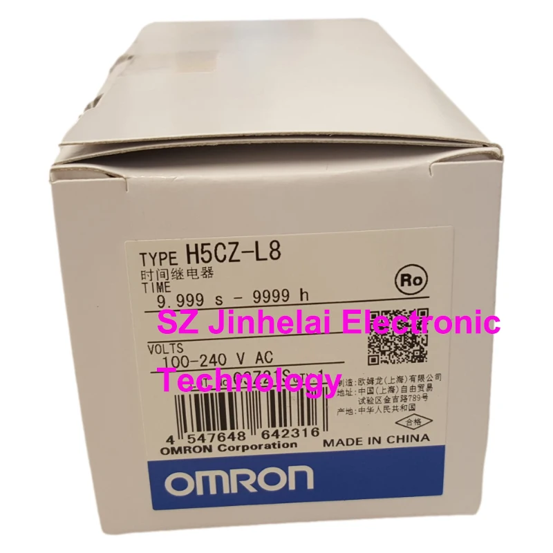Original Omron H5cz-l8 Inteligente 240 Volts Temporizador Interruptor Digital Relé de Tempo 100240vac Novo e