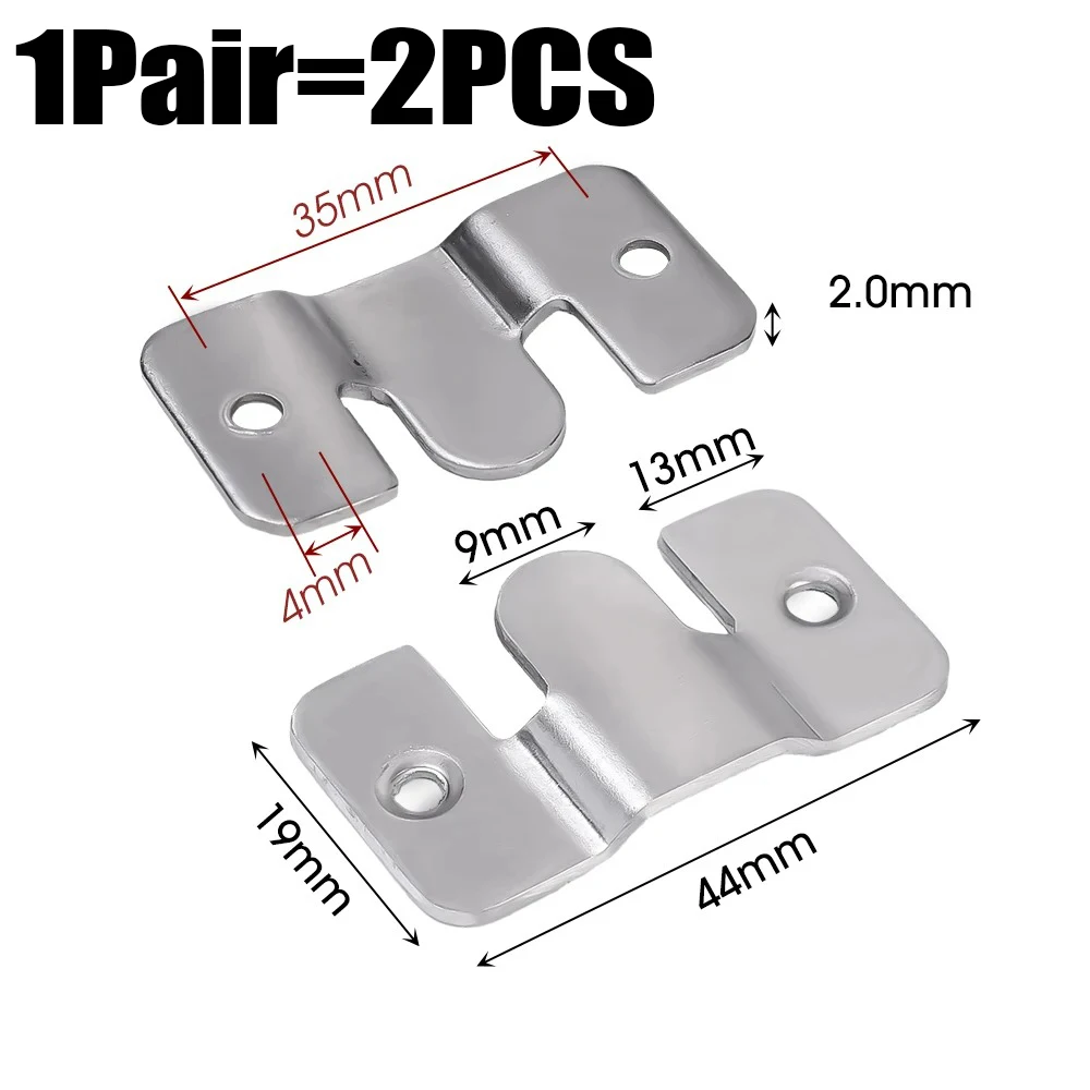 

Кронштейны для крепления фоторамок, нержавеющая сталь, серебристые, 10 пар