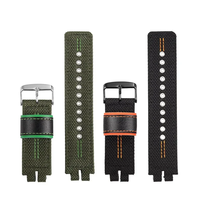 Фото Нейлоновый ремешок для часов Casio PROTREK PRW-3000 PRW-3100 PRW-6000 PRW-6100Y PRG-300 330, дышащий холщовый ремешок для часов, мужской браслет №5
