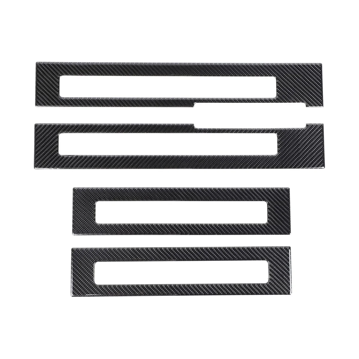 

Door Sill Guards Door Entry Guards Trim Cover for Chevy Silverado GMC Sierra 2014-2018 Accessories, Carbon Fiber