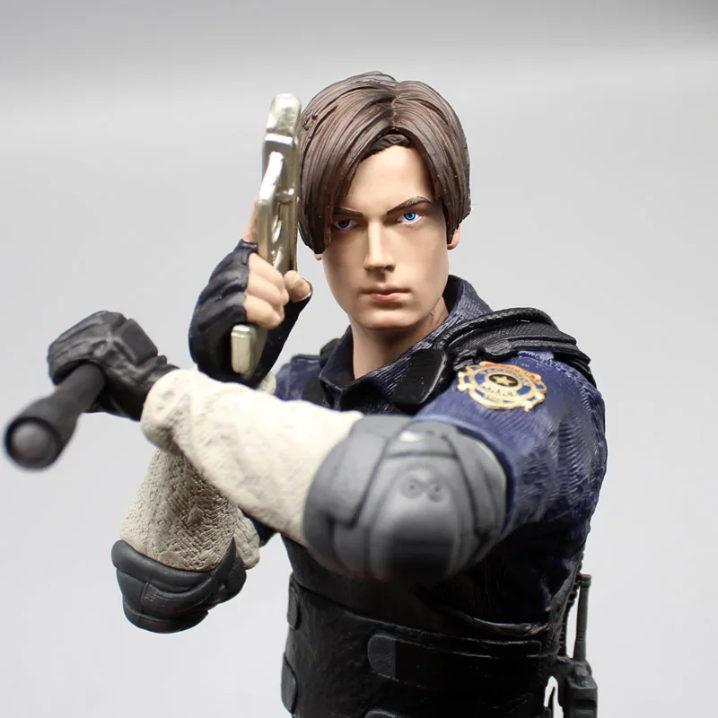 Аниме Resident Evil Фигурки GK Leon S. Kennedy Фигурка Steam 33 см Коллекция ПВХ Модель Статуя
