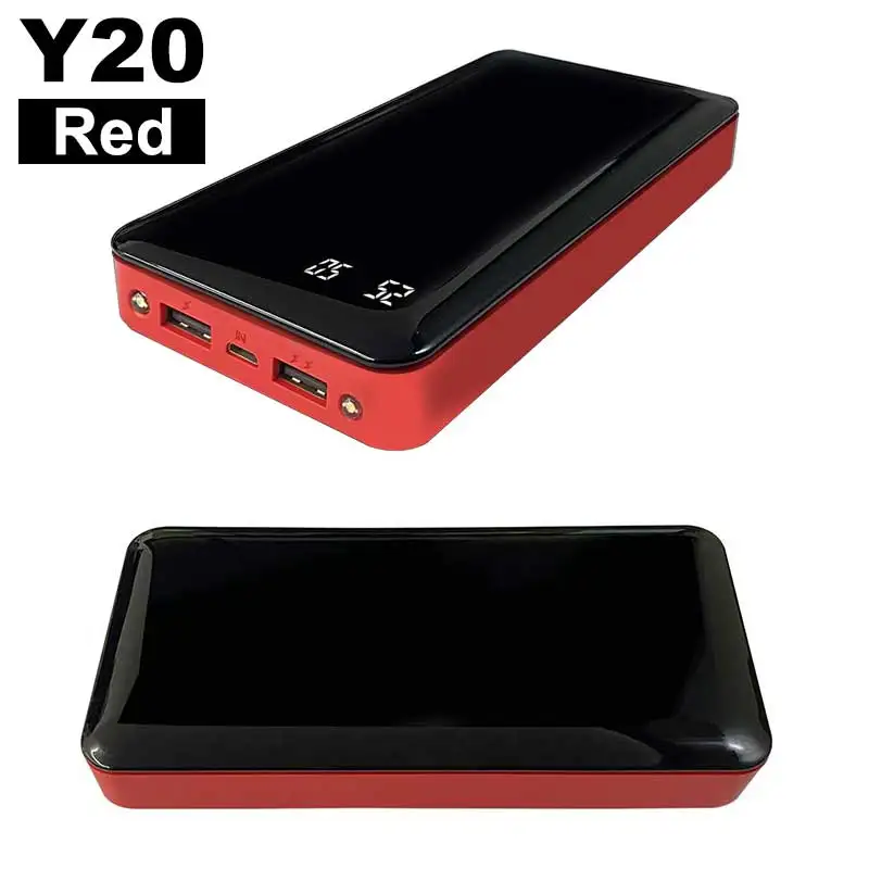 30000mah Power Bank External Battery Poverbank 2 Usb Led Powerbank Mobile Phone Charger for Xiaomi