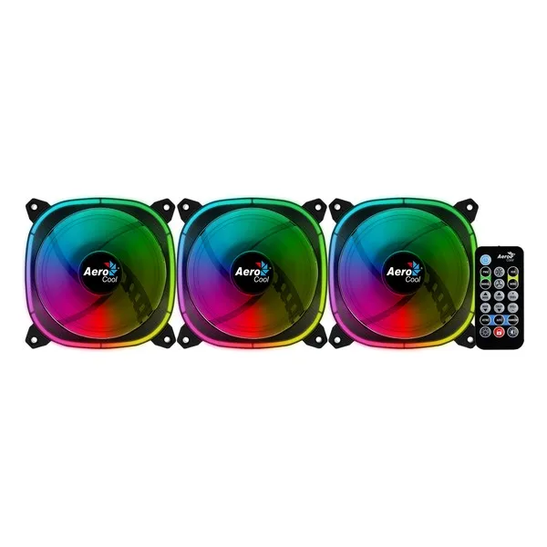 Вентилятор Aerocool Astro 12 Pro Ø см 1000 об/мин RGB светодиодный | Компьютеры и офис