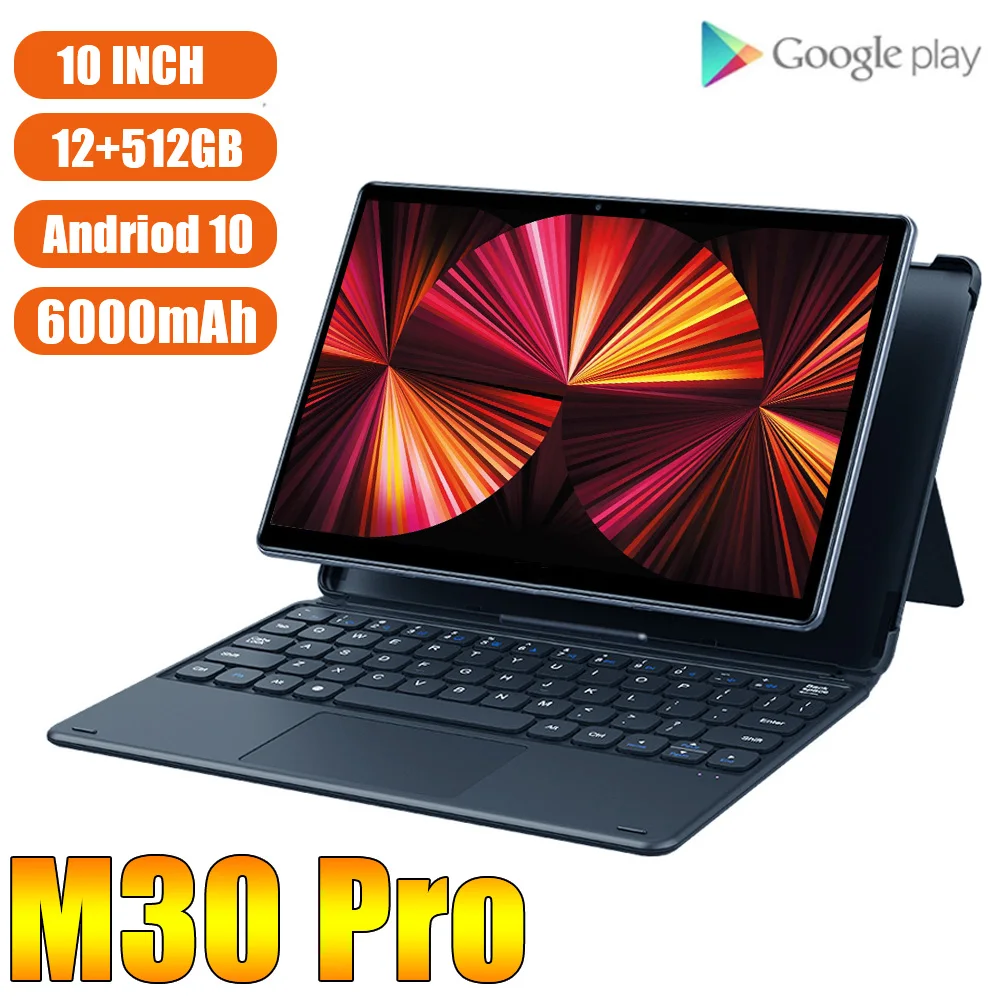 

Global Version M30 Pro 10.1 Inch Tablet Android PC Tablets Mtk6797 10 Core 12+512GB ROM Tablette Phone Call Windows Tablete