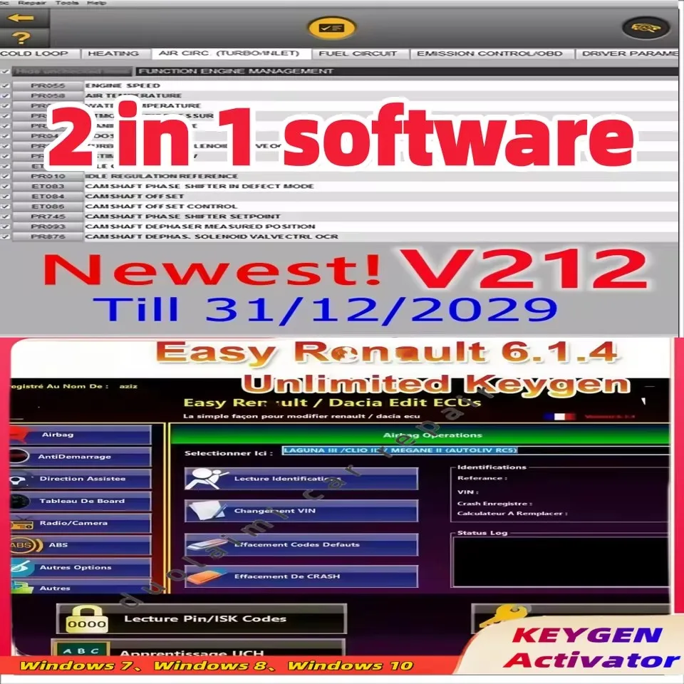 Фото Новинка 2025: Диагностический интерфейс Renault 6.1.4 Can Clip V212 + программатор Reprog V191 + экстрактор пин-кодов V2 + Dialogys V4.72 №1