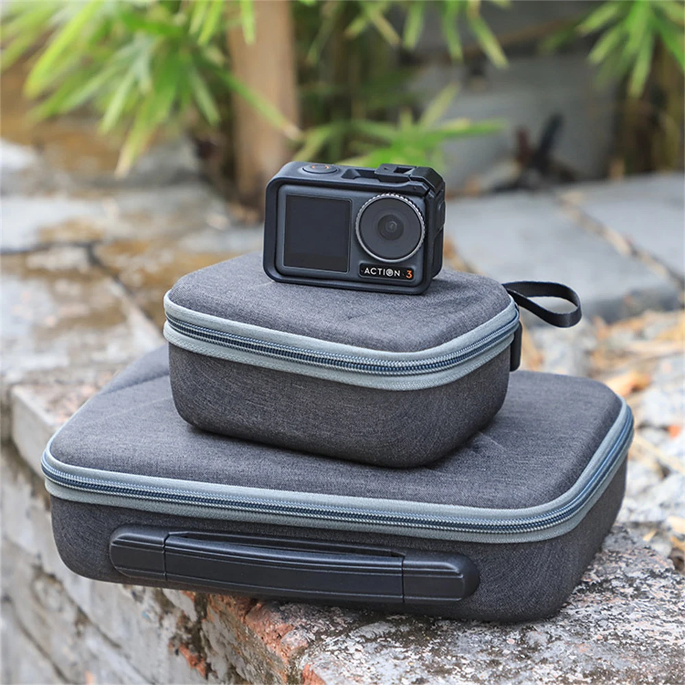 Купи Soft Storage Bag Sports Camera Protective Handbag Drop-proof Outdoor Camera Photo Bag Case for DJI Osmo Action 3 Camera за 766 рублей в магазине AliExpress