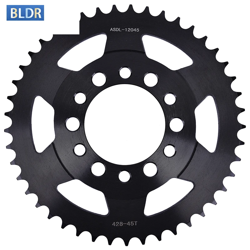 

428-45T 45 Tooth Rear Sprocket Gear Wheel Cam For Yamaha Road DT125 DT125E DT 125 DT125F DT125A DT175 DT 175 DT175A AG200 AG 200