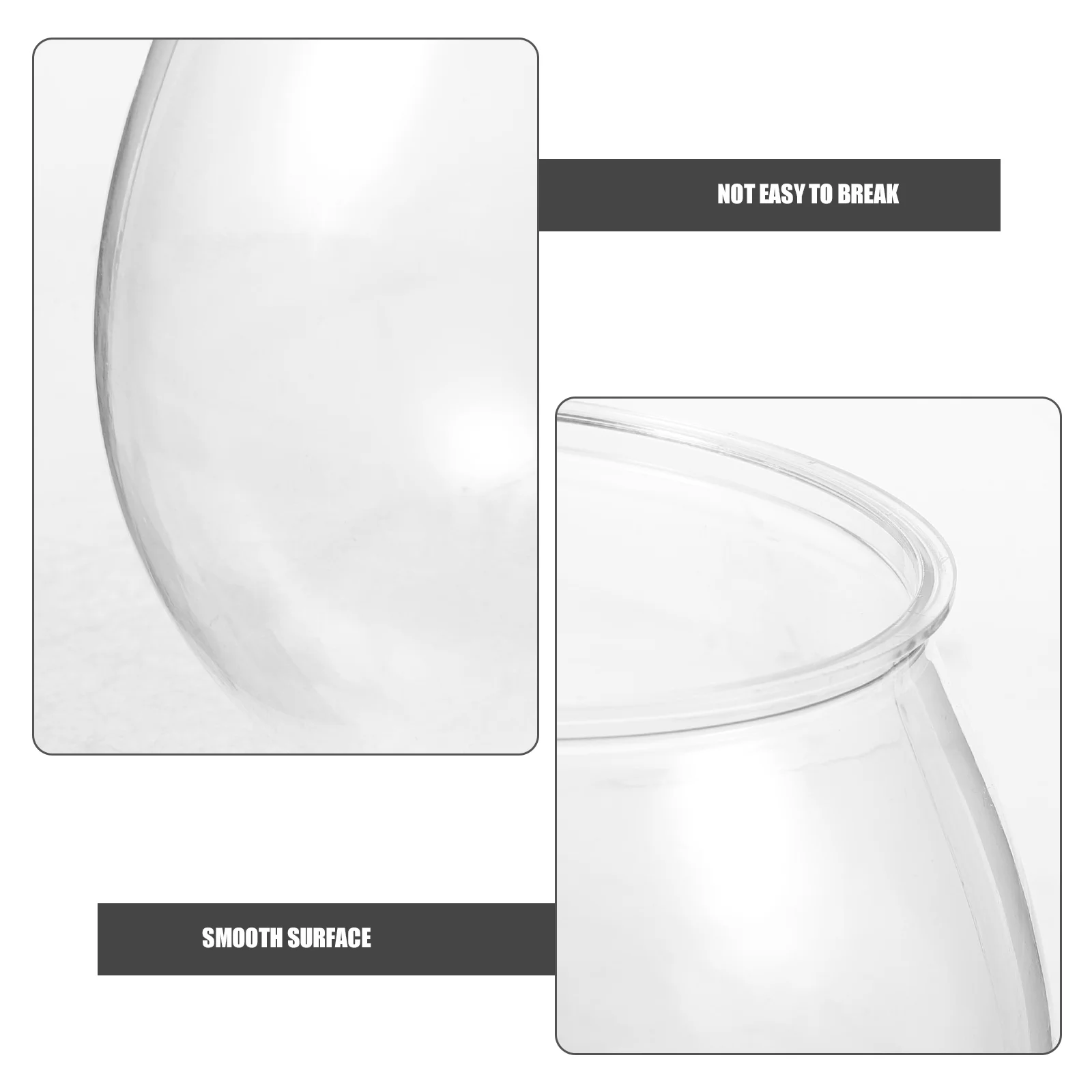 Мини-аквариум пластиковый аквариум легкие круглые резервуары контейнер для