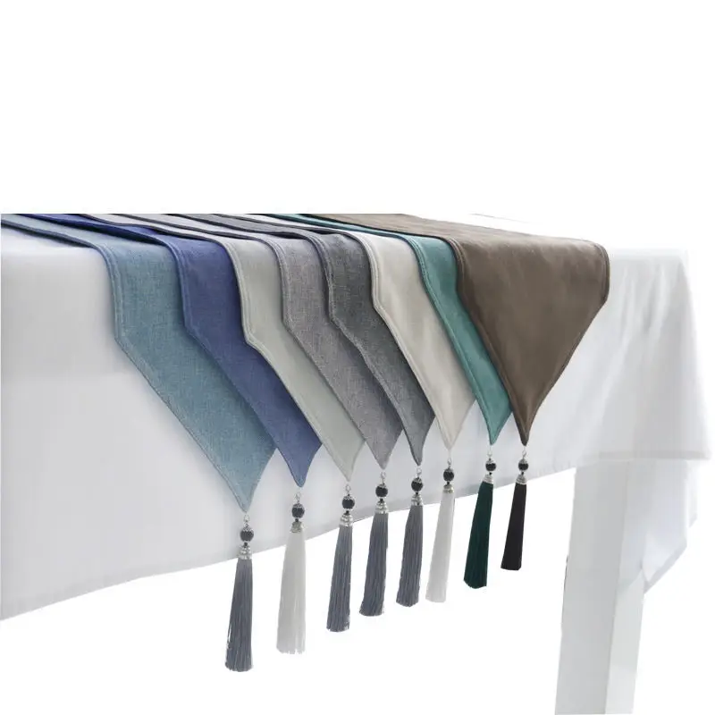

High Quality Solid Color Table Runner Cotton Linen Table Runner Dining Table Decoration Coffee Table Dining Fabric Table Runners