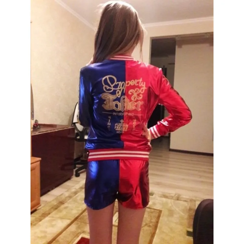 Hrley Quinn косплей костюм отряд самоубийц COS наряды Хэллоуин для девочек ролевых игр