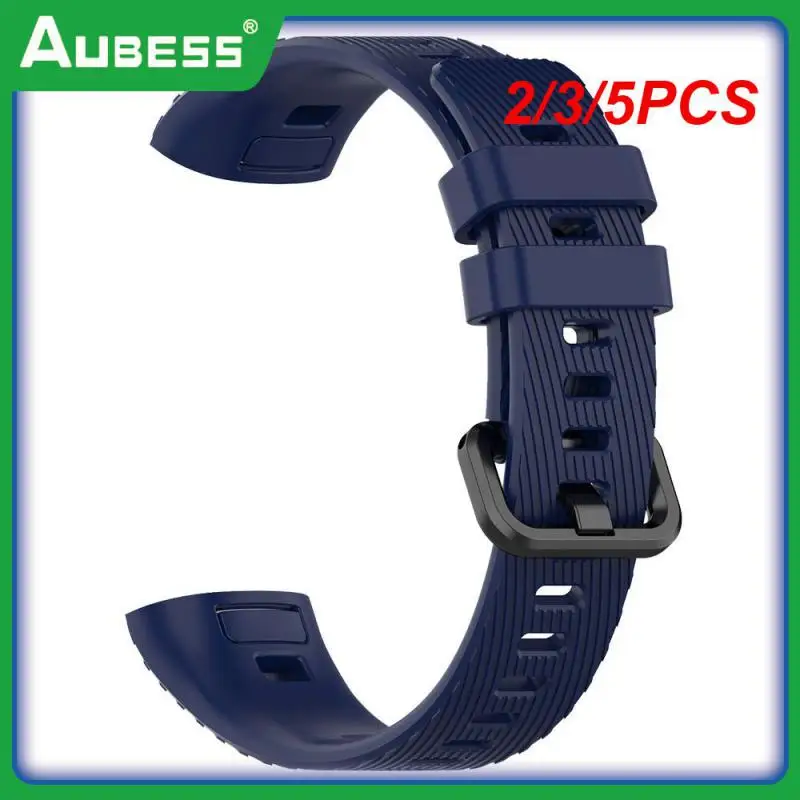 

2/3/5PCS Portable Soft O-riginal Elastic Strap Bracelet Replacement Sports Watchband Fashion Sport Silicone Watchband