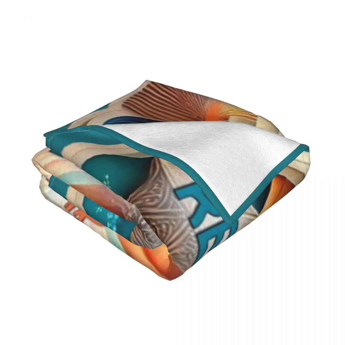 Redington Beach Florida Retro Vintage Shells And Sunset An Ultra-Soft Micro Fleece Blanket