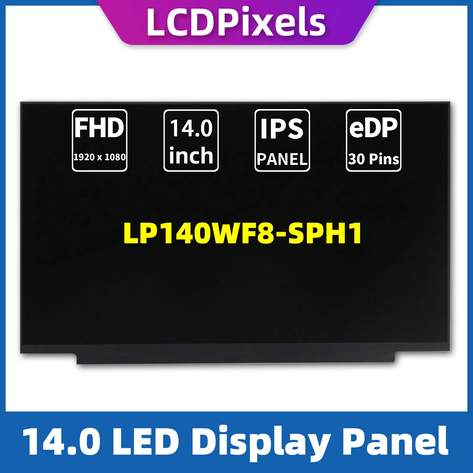 

ЖК-дисплей, 14,0 дюйма, экран для ноутбука, фотография, матрица 1920*1080 EDP, 30-контактный IPS-экран