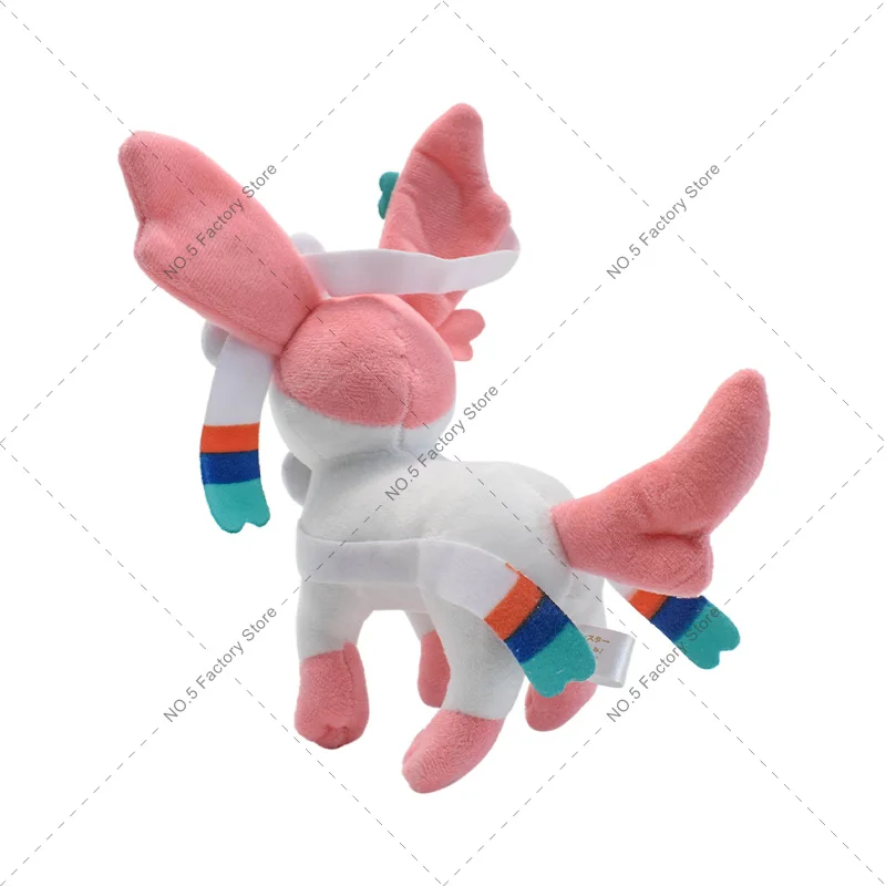 17 см покемон сильвеон плюшевая игрушка Kawaii аниме Eevee зеркан Jolteon Vaporeon Мягкая