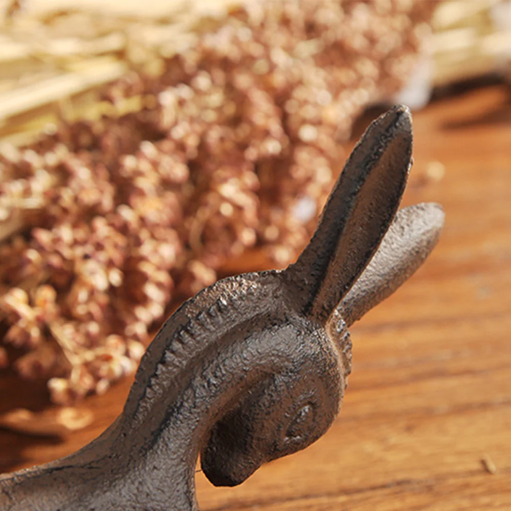 Железный осел маленькая скульптура для гостиной орнамент фигурка животного