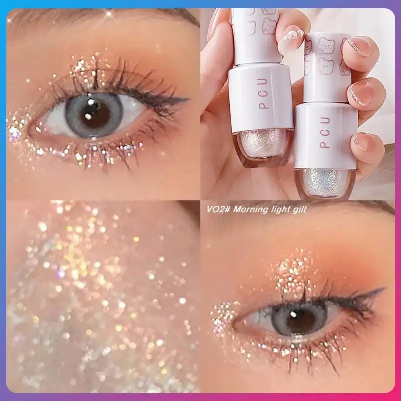 

7 Colors Diamond Shining Liquid Eye Shadow Pearlescent Glitter Highlight Eye Shadow Liquid Monochrome Lasting Cosmetics Makeup
