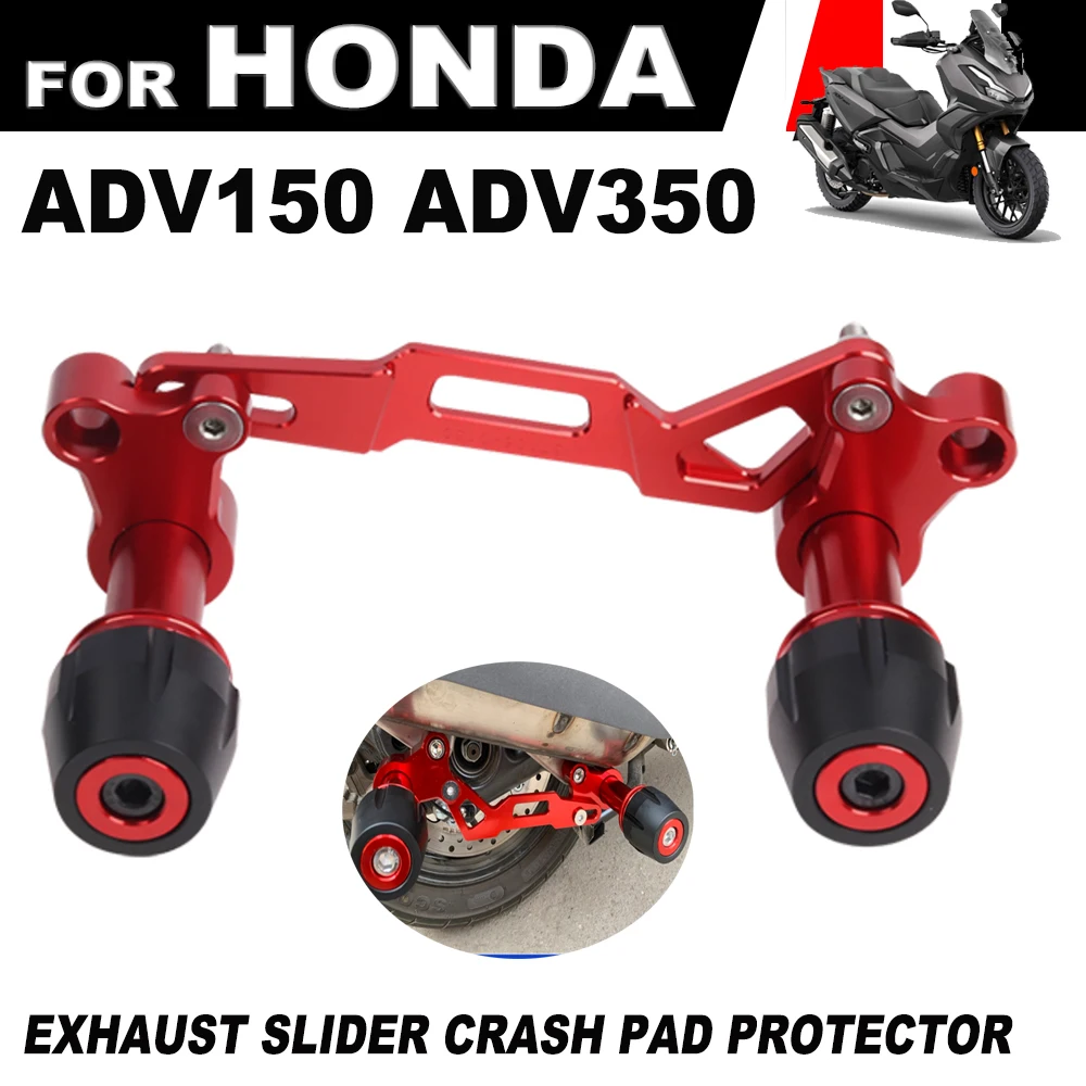 

ADV150 2022 Exhaust Slider Crash Pad Protector For HONDA ADV350 ADV 150 350 Motorcycle Accessories Muffler Falling Protection