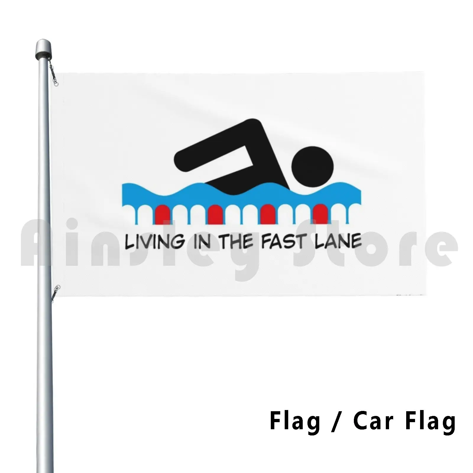 Flag Swim Swimmer Swimming Teacher Swimming Club Swimming